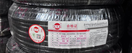 Round Copper Industrial Building Cable Engineered Indoor Outdoor Environments Offering Superior Conductivity Performance