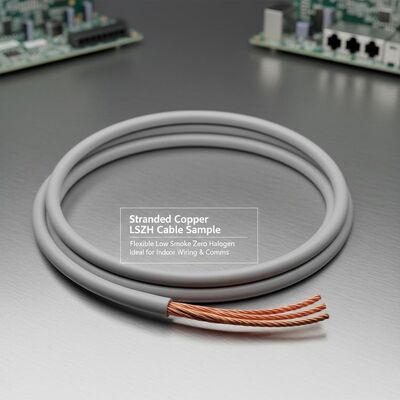 Stranded Copper LSZH Cable Sample Flexible Low Smoke Zero Halogen Cable Ideal for Indoor Wiring and Communication Systems