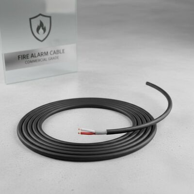 Unarmoured Fire Alarm Electrical Cable Black Sheath Color Suitable for Fire Detection and Safety Systems in Commercial Buildings