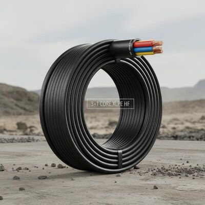 PVC Jacket Flexible power cable featuring Round or Sector Conductor Shape ideal for flexible electrical wiring and power management solutions