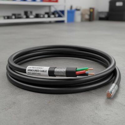 UV-Resistant Armoured Power Cable (PVC Sheathed)
