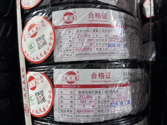 Domestic Decoration Copper Building Wire Unshielded Round Cable Shape Designed for Safe and Residential Electrical Systems 300 / 500 V