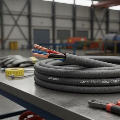 IEC 60332-1 Flame-Retardant Armoured Power Cable with PVC Outer Sheath (Round or Sector Conductor) for Heavy-Duty Applications