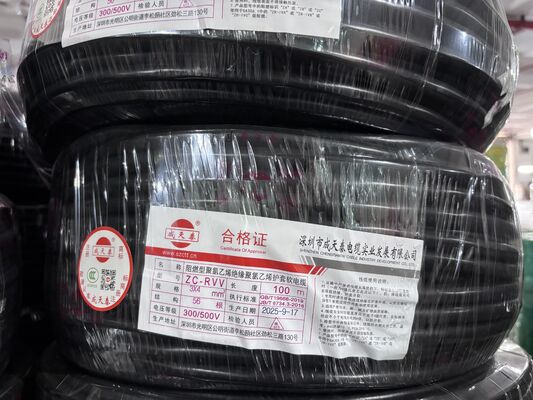 Copper Industrial Building Cable Rated Voltage 300 / 500 V Suitable for Heavy Electrical Loads and Long Term Industrial & Residential Purpose
