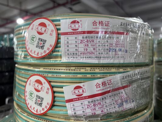Stranded Conductor Copper Building Wire Round Cable Shape Building Wire Category Heavy Duty Electrical Wiring Components