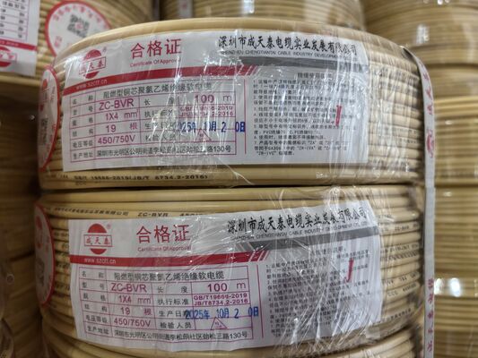 Copper Building Wire Solid Or Stranded Conductor Suitable For In Building Electrical Wiring Systems Requiring And Reliability 450 / 750V