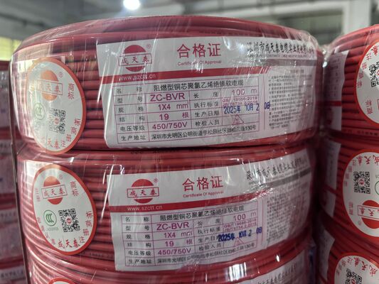 Domestic Decoration PVC Insulated Construction Wire Round Cable Shape Ideal for Electrical Wiring and Building Projects 450/750V