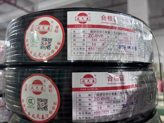 Copper Industrial Building Cable Unshielded Designed for Electrical Conductivity in Industrial Construction 450/750V