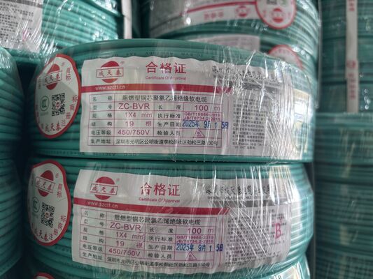 PVC Insulated Copper core Construction Wire Electrical Wire Designed to Provide Safe and Electrical Connections 450/750V