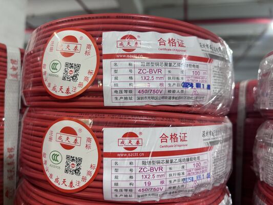 Round Copper Conductor Building Wire Unshielded Perfect Choice for Electrical Contractors and Industrial Wiring Projects 450/750V
