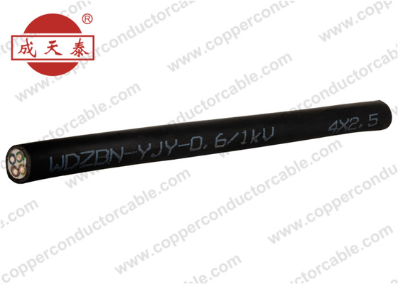 Fumée de l'approbation N2XH du CEI 60502 basse zéro noyaux XLPE du cable électrique d'halogène quatre isolés