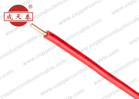 Conducteur de cuivre rigide Cable Flame Retardant d'isolation à un noyau de PVC 450/750 V